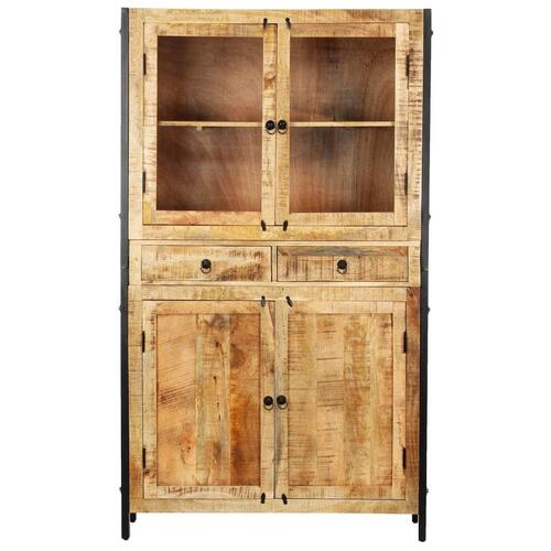 Højskab 100 x 40 x 175 cm massivt mangotræ