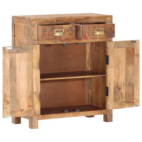Skænk 65x30x75 cm massivt ru mangotræ