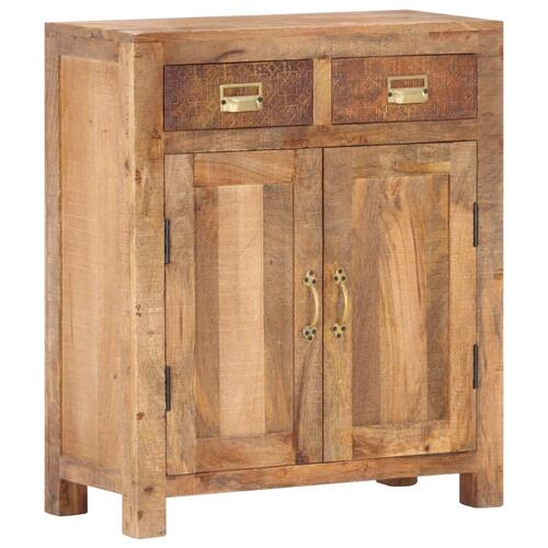 Skænk 65x30x75 cm massivt ru mangotræ