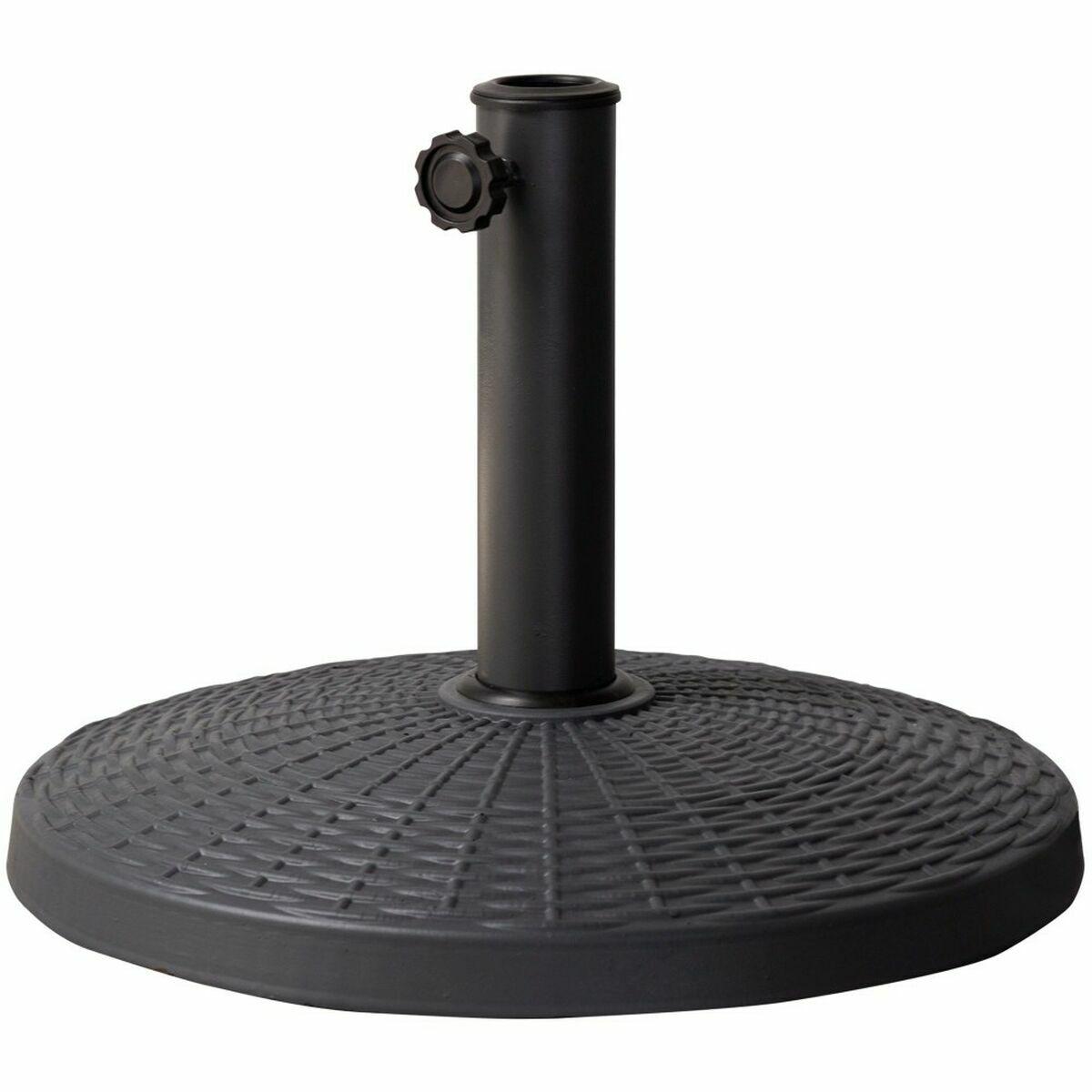 Fod for strandparasol Aktive 10 kg Sort Stål Polyesterharpisk 44,5 x 33 cm