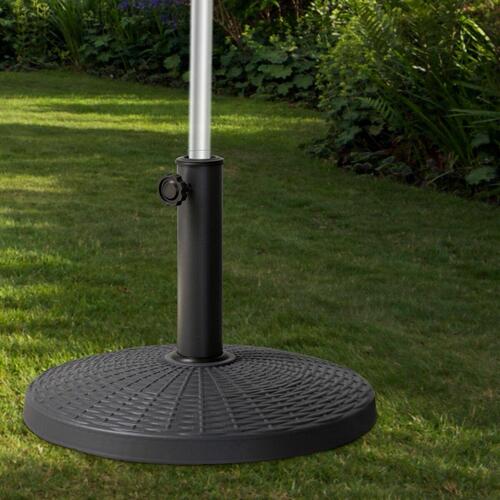 Fod for strandparasol Aktive 10 kg Sort Stål Polyesterharpisk 44,5 x 33 cm