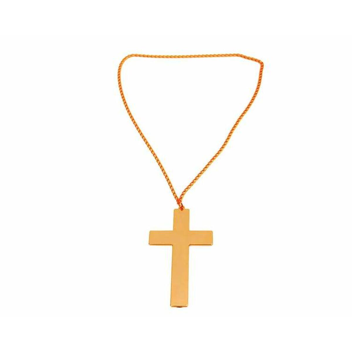 Kostume halskæde med kors - , unisex