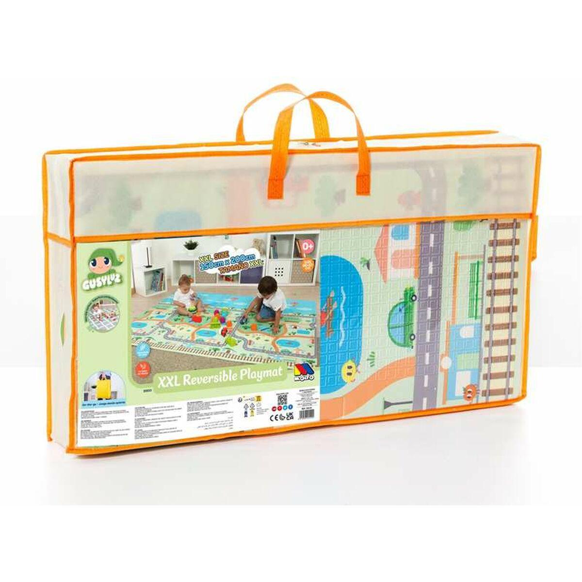 Moltó legetæppe 150 × 200 cm - multifarvet