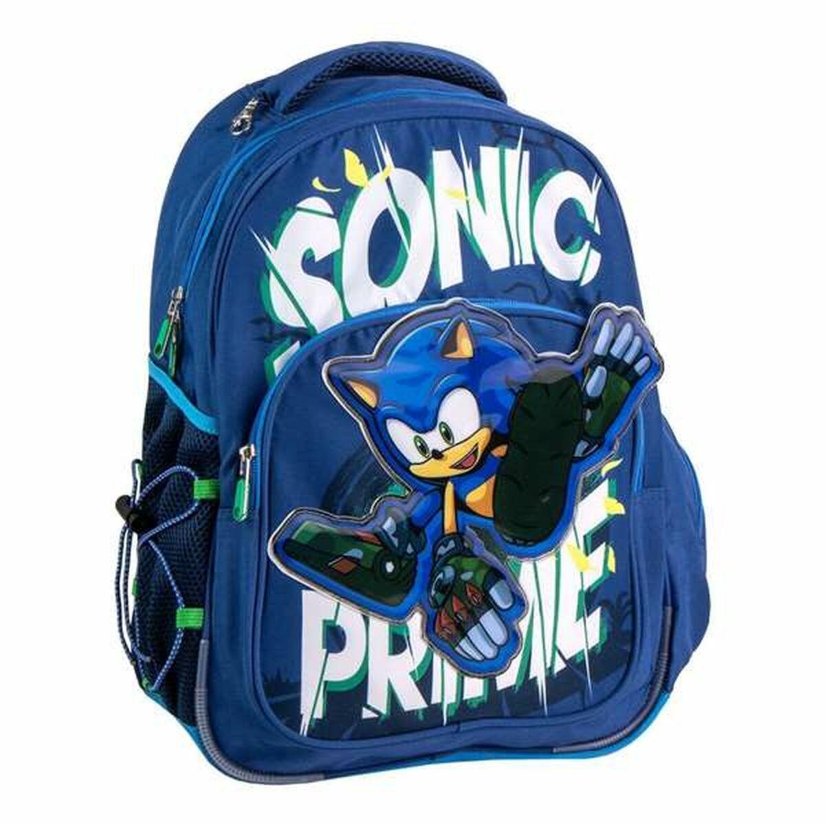 Skoletaske Sonic Mørkeblå