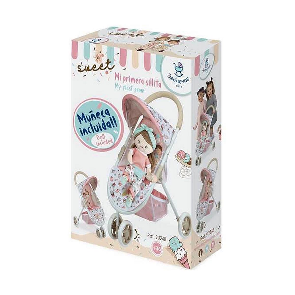 Decuevas Dukketilbehør med dukke - 33 × 48 × 55 cm (blå)