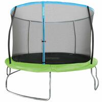 Juniortrampolin med sikkerhedsnet Colorbaby 366 x 266 x 366 cm