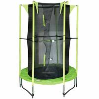 Juniortrampolin med sikkerhedsnet Colorbaby 122 x 122 x 184 cm