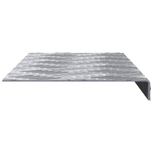 Aluminium Trappetrin 10 stk Skridsikre 60x18 cm