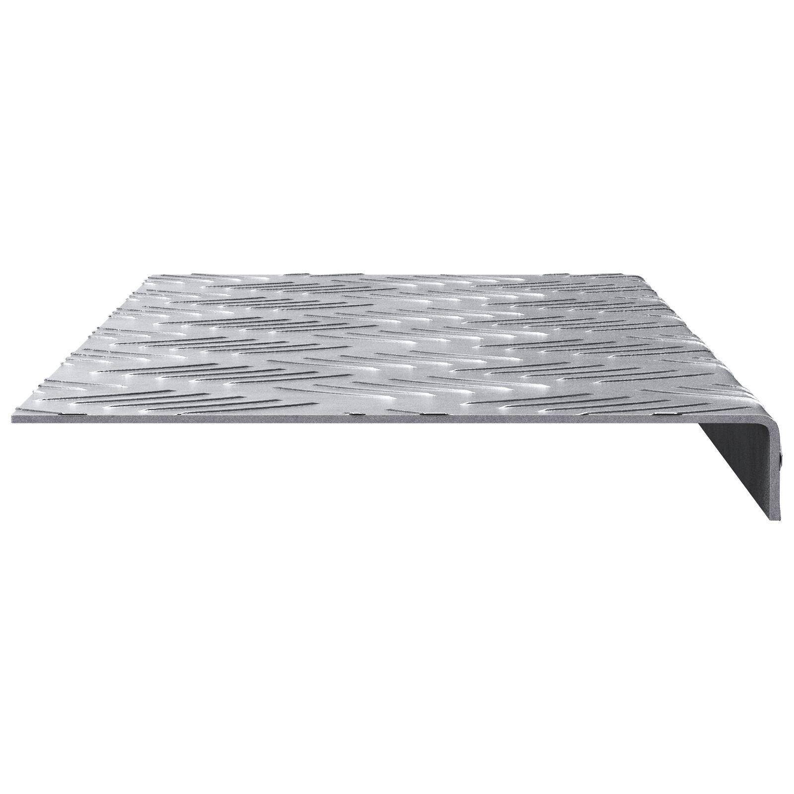 Aluminium Trappetrin 10 stk Skridsikre 60x18 cm