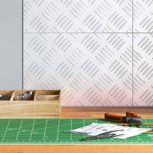 Aluminium Plader 4 stk Skridsikre 30x20 cm