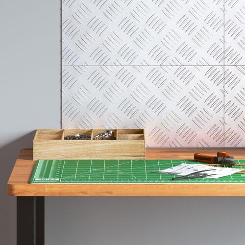 Aluminium Checker Plader 4 stk Skridsikre 40x20 cm
