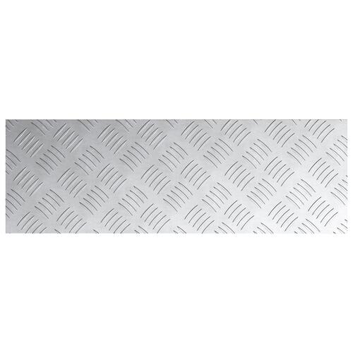 Aluminium Checker Plates 2 stk Skridsikre 60x20 cm