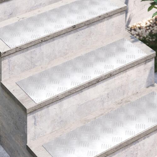 Aluminium Skaktern Plader 4 stk Skridsikre 70x20 cm