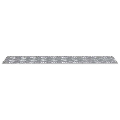 Aluminium Checker Plader 4 stk Skridsikre 80x20 cm