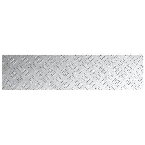 Aluminium Checker Plader 4 stk Skridsikre 100x25 cm