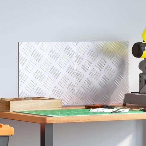 Aluminiumstjekplader - 2 stk, Skridsikre, 30x30 cm