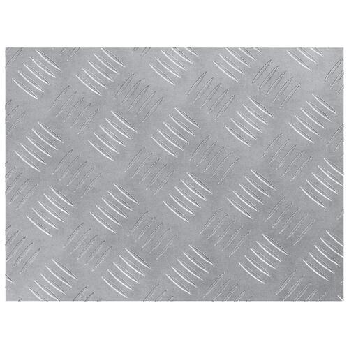 Aluminium Checker Plader 2 stk Skridsikker 40x30 cm