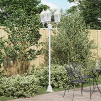 Have Lys Post 3-Lampe E27 Hvid 220 cm Aluminium