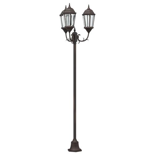 Have Lys Post 3-Lampe E27 Bronze 220 cm Aluminium