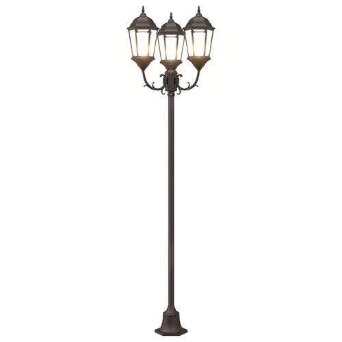 Have Lys Post 3-Lampe E27 Bronze 220 cm Aluminium