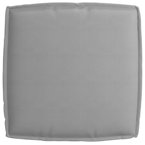 Pallepude til sæde Grå 60x60x12 cm Oxford stof