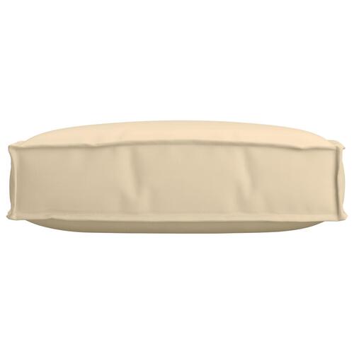 Pallet Pude til Sæde Beige 60x60x12 cm Oxford Stof