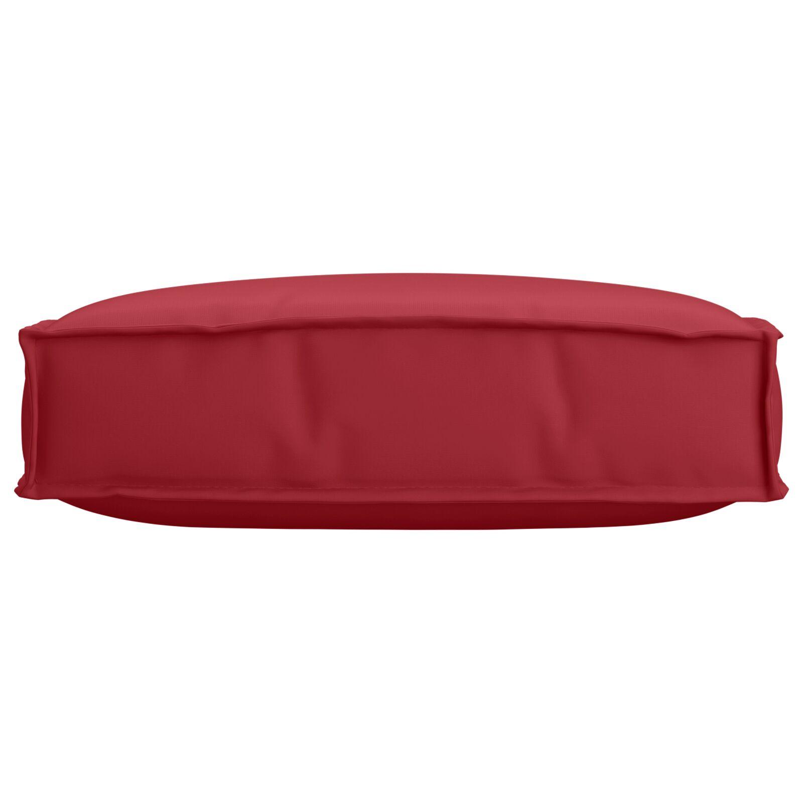 Pallet Pude til Siddeplads Bordeaux 60x60x12 cm Oxford Stoff