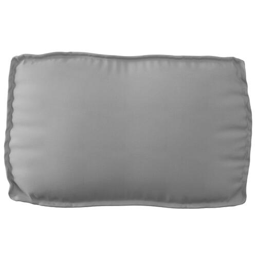 Grå Pallepude til rygpuden 70x40x12 cm Oxford stof