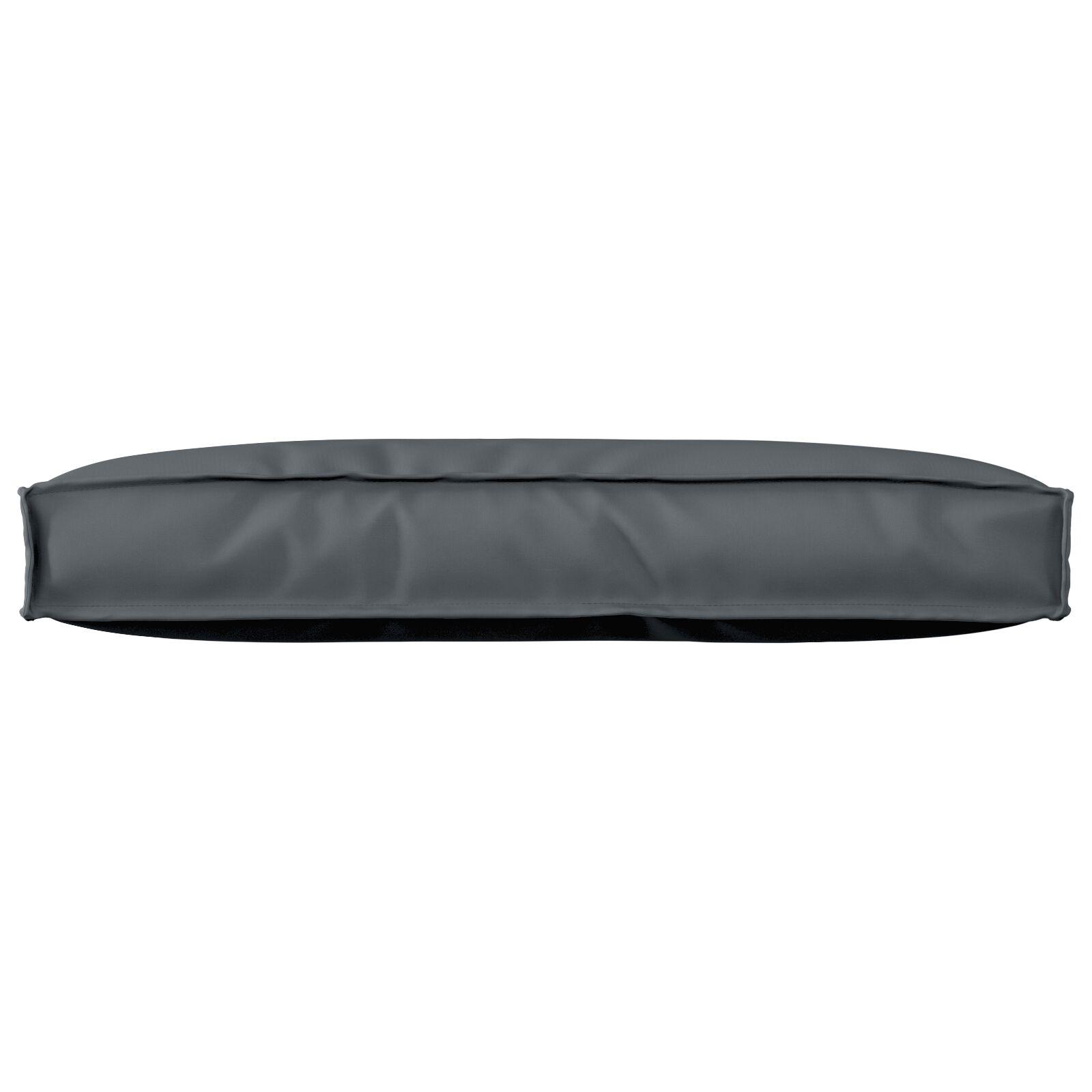 Pallehynde til ryglæn Antracit 80 x 40 x 12 cm Oxford stof billede