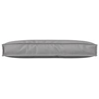 Pallepude til rygstøtte Grå 80x40x12 cm Oxford stof