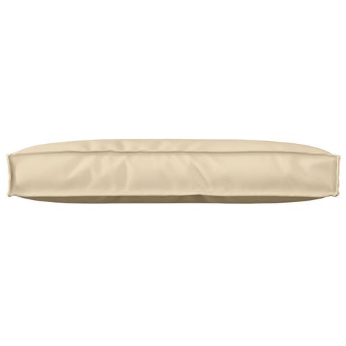 Pallepude til rygstøtte Beige 80x40x12 cm Oxford stof