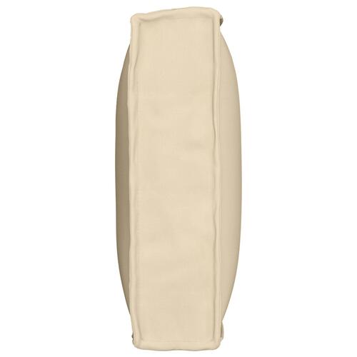 Pallepude til rygstøtte Beige 80x40x12 cm Oxford stof