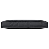 Pallepude til Rygstøtte Sort 80x40x12 cm Oxford Stof