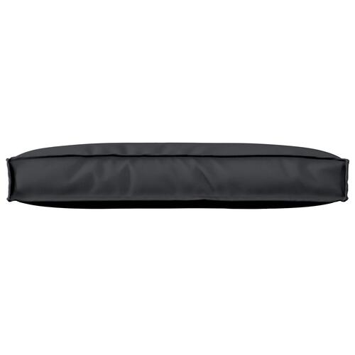 Pallepude til Rygstøtte Sort 80x40x12 cm Oxford Stof