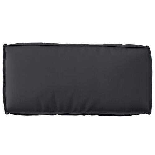 Pallepude til Rygstøtte Sort 80x40x12 cm Oxford Stof