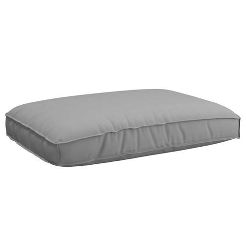Pallepude til Sæde Grå 120x80x12 cm Oxford Stof
