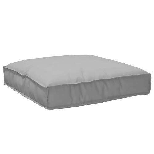 Pallepude til siddeplads grå 80x80x12 cm Oxford stof