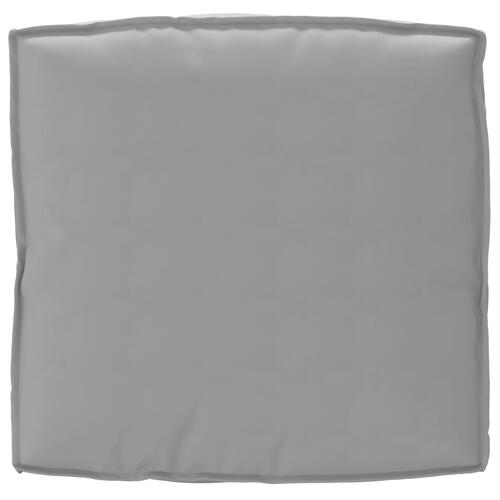 Pallepude til siddeplads grå 80x80x12 cm Oxford stof