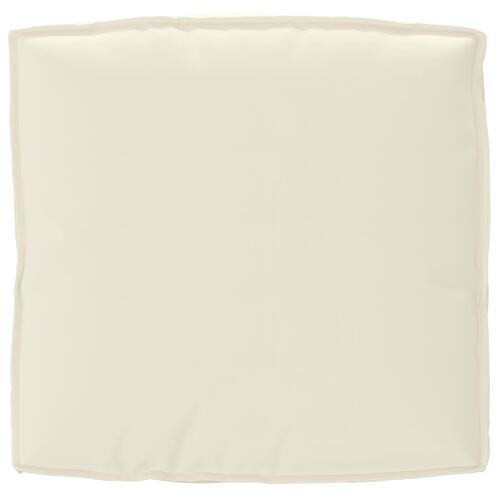 Pallet Pude til Sæde Creme 80x80x12 cm Oxford Stof