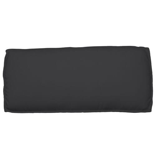 Udendørs Pude Sort Polyester 120 x 12 x 50 cm Pude Rektangulær