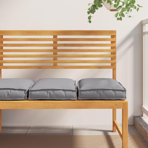 Pallet Puder til Sæde 2 stk Grå 40x40x8 cm Oxford stof