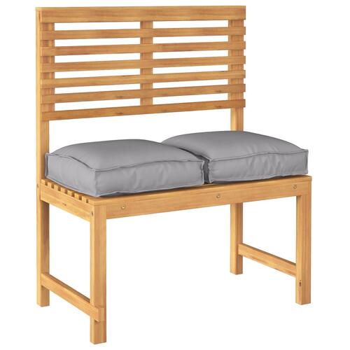 Pallet Puder til Sæde 2 stk Grå 40x40x8 cm Oxford stof