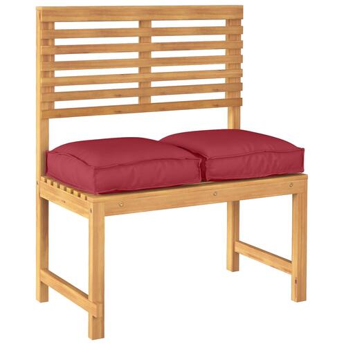 Pallet Puder til Sidde 2 stk Vinrød 40x40x8 cm Oxford Stof