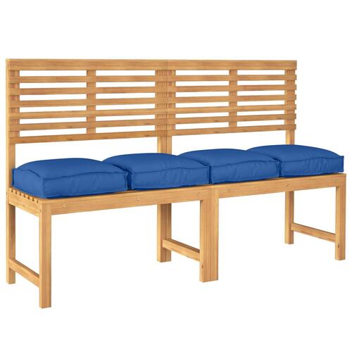 Pallepuder til Siddeplads 4 stk Kongelig blå 40x40x8 cm Oxford stof