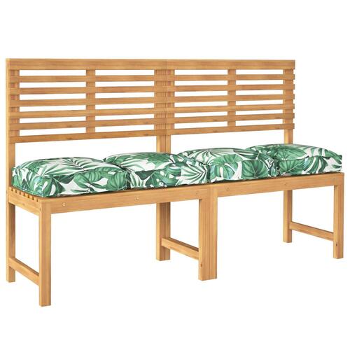 Pallepuder til sæde 4 stk Blomsterdesign 40x40x8 cm Oxford-stof