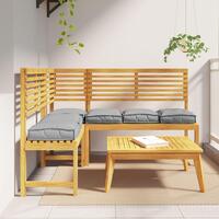 Pallet Puder til Sæde 6 stk Grå 40x40x8 cm Oxford Stof
