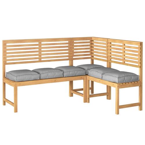 Pallet Puder til Sæde 6 stk Grå 40x40x8 cm Oxford Stof