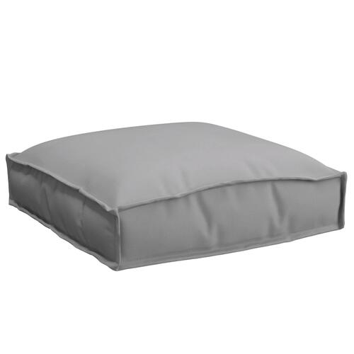Pallet Puder til Sæde 6 stk Grå 40x40x8 cm Oxford Stof