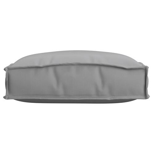 Pallet Puder til Sæde 6 stk Grå 40x40x8 cm Oxford Stof