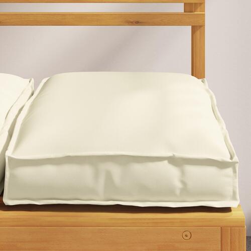 Pallepuder til sæde 6 stk Creme 40x40x8 cm Oxford-stof